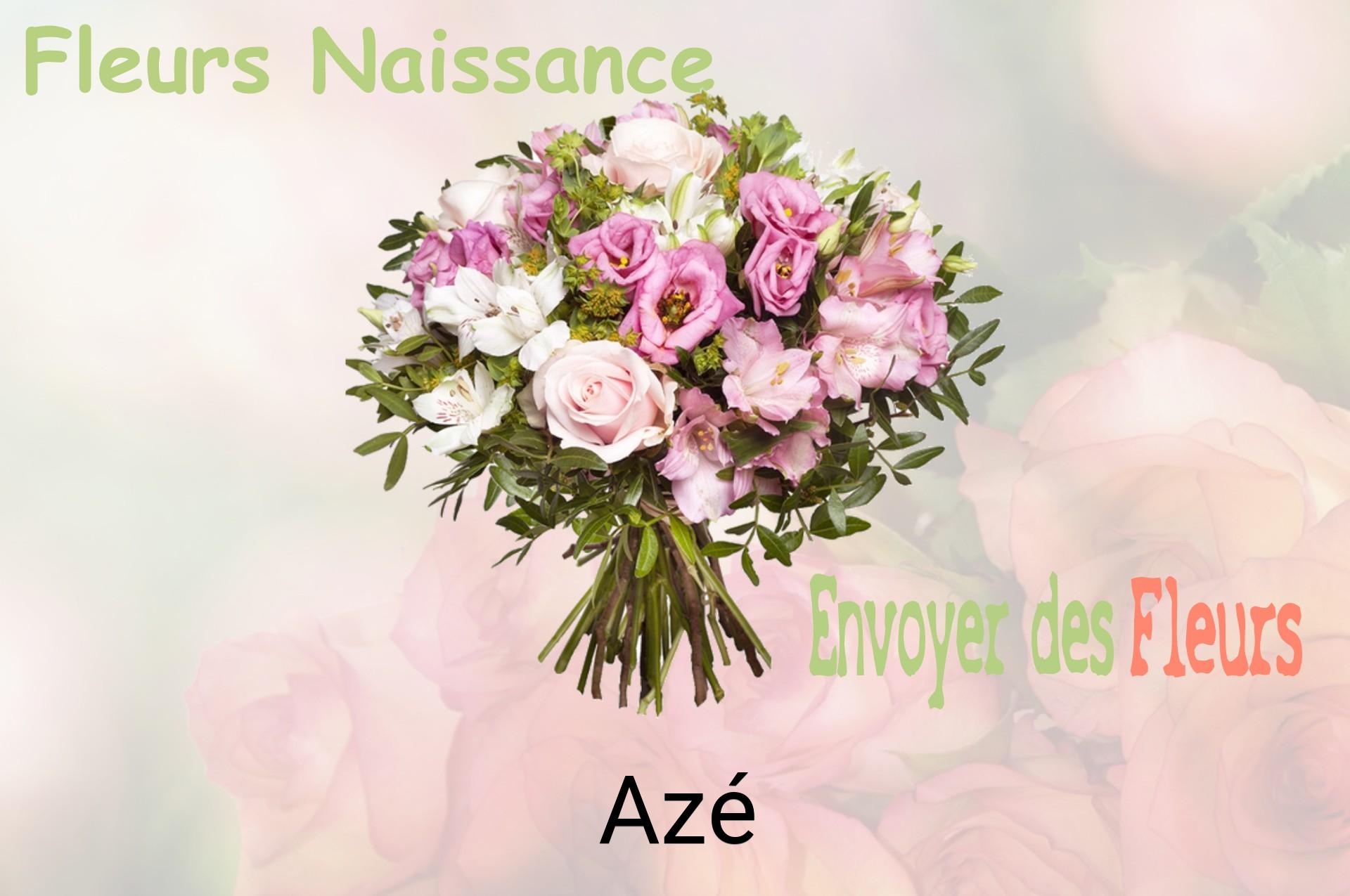 Bouquet de fleurs de naissance livré à Azé